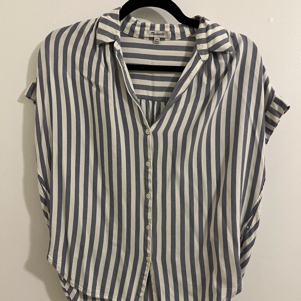 Madewell Pinstriped Top